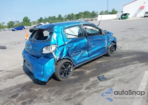 2022 Mitsubishi Mirage Black Edition/Se из США, поврежденный, VIN ML32AWHJ3NH006165